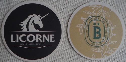 Sous bock bière licorne - sous,
