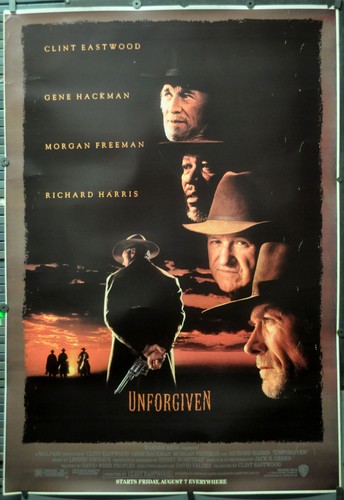 Unforgiven 1992 orig 48x70 - unforgiven, orig.