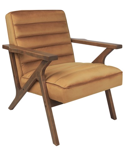 Fauteuil rétro velours - fauteuil, en