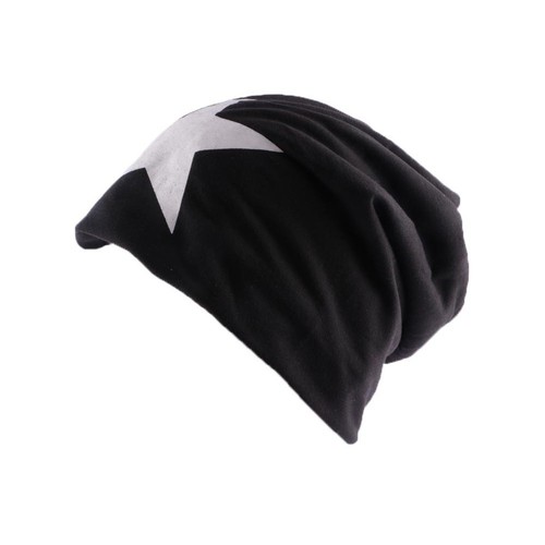 Bonnet biker oversize noir - biker,