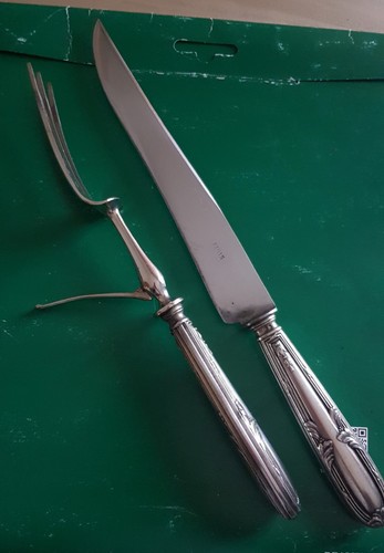 Couverts anciens viande - à,