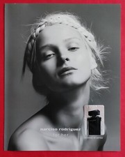 PUBLICITE DE PRESSE: Parfum FOR HER de NARCISO RODRIGUEZ Papier fort Carmen KASS