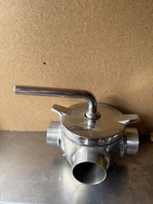 Vannes INOX 316L à boisseau conique SMS à souder DN63-JAMAIS SERVI