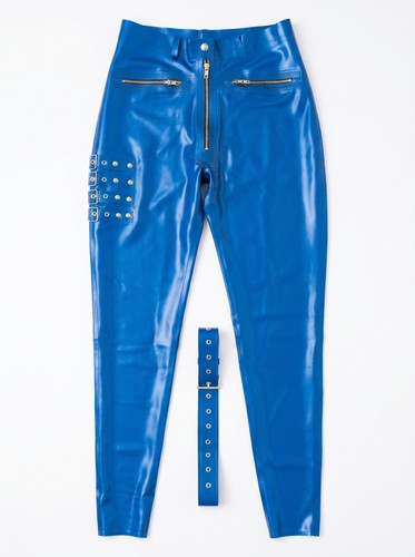 Neuf pantalon latex bleu - latex,