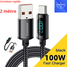 ESSAGER Câble USB type C 100W