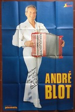 Affiche ANDRE BLOT Accordéon avec dédicace *