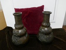 paire vases Chine/Japon bronze
