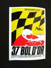 BOL D OR 1973 CIRCUIT PAUL RICARD MOTO REVUE autocollant sticker adesivo course