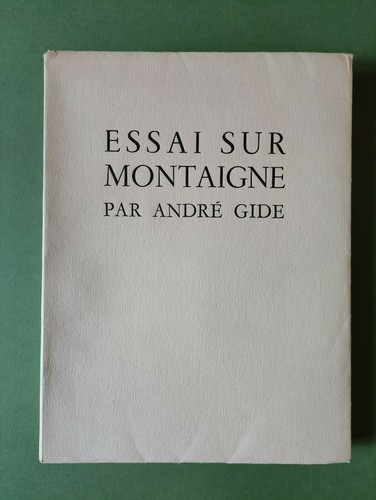 Livre essai sur montaigne - -,