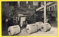 cpa 21 - DIJON Journal LE PROGRÈS de la CÔTE d'OR Atelier des Machines Rotatives