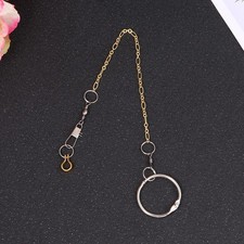 Boucle chaîne cercle oiseaux pied serrure cuivre chaîne pied cheville