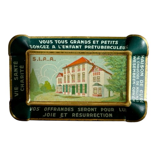 Cendrier publicitaire tôle - publicitaire,