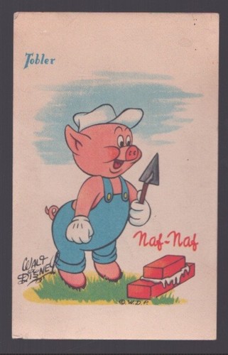 Carte postale petits cochons - 1,