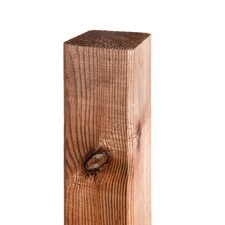 Poteau De Clôture En Bois HaGa® 7Cm X 7Cm X 180Cm 10 Pièces