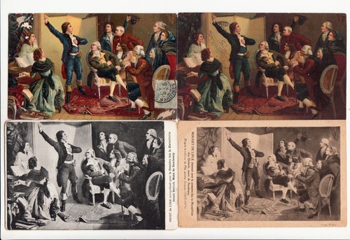Lot old postcards - of,