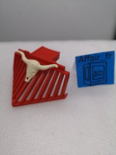 Playmobil TRAIN - 4054 STEAMING MARY 1 COW CATCHER ORIGINAL +  1 TETE DE BOEUF