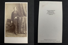 Ghémar, Bruxelles, Prince Alfred CDV vintage albumen print.Alfred Ernest Alber