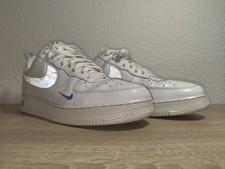 (OCCASION) Nike AF1 Reflective Swoosh - Blanc/Bleu - 46EUR/12US/11UK/30CM