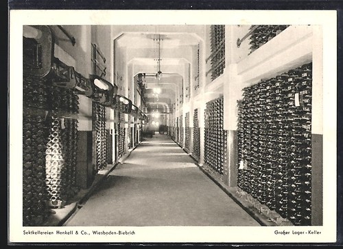 Carte postale wiesbaden - carte, cave