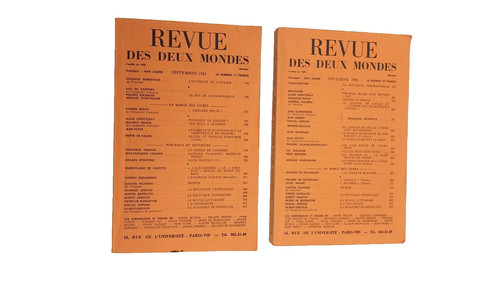 Revue des deux mondes - deux, mondes"