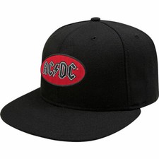 AC/DC - Logo Ovale - Casquette - Neuve - Musique ACDCSBCAP02B