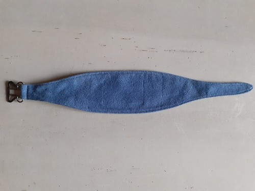 Brassard militaire ancien bleu