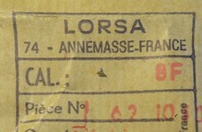 PIECE HORLOGERIE MONTRE CAL