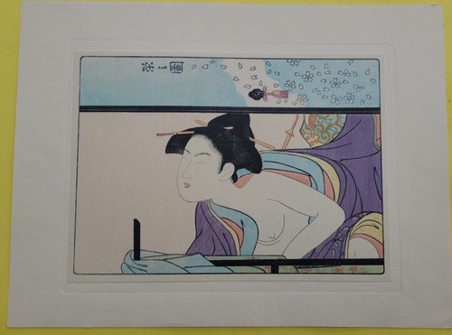 Estampe japonaise gravure sur - estampe,