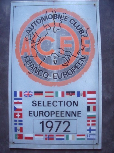Plaque automobile club