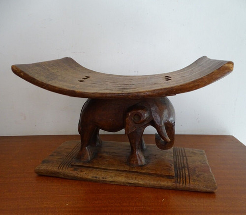 Tabouret antic ashanti ghana - tabouret,