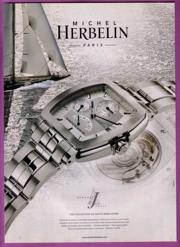 Publicité papier montre - -,