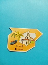 ANCIEN  MAGNET LE GAULOIS  CARTE DE FRANCE N° 83  VAR
