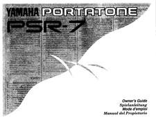 Yamaha PSR-7 Instruction