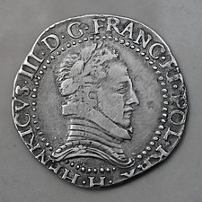RARETE : Demi-Franc HENRI III
