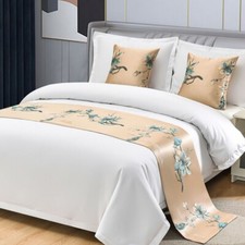 Ethnique Satin Faux Soie Lit