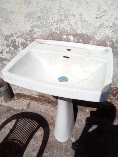 Lavabo sur pied céramique