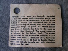 WW2 US NOTICE CARTON POUR
