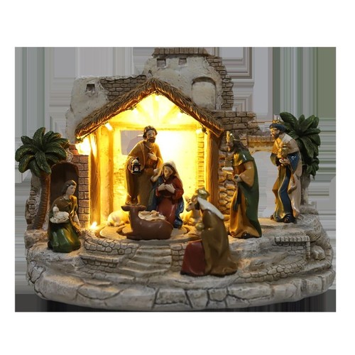 Carillon crèche géant 29 - crèche, cm.29