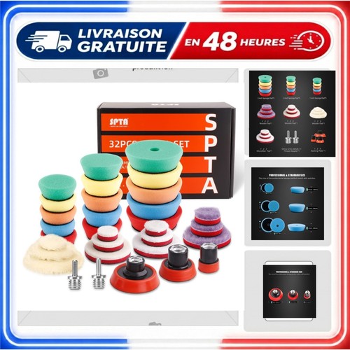 Kit polissage voiture spta - polissage, 32