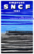 affiche poster sncf emprunt
