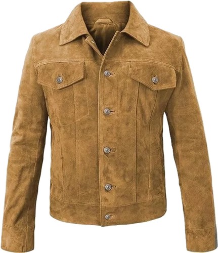 Veste camionneur cuir - en,
