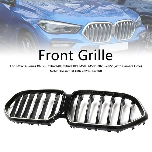 Black front bumper grille - black,
