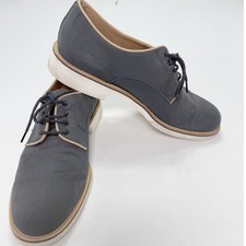 Tod's Navy Blue Canvas Lace Up