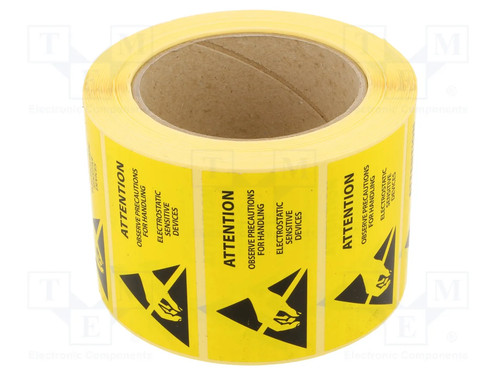 Antistat 055 0003 étiquette - antistat, 055-0003