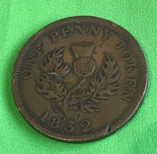 George IV Token One Penny 1832