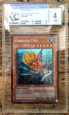 YUGIOH - CRANIUM FISH - FIRST EDITION - SECRET RARE - CCC 4 - TAEV-EN083 - FAIR