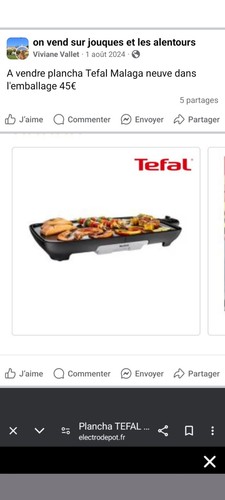Tefal malaga plancha - malaga,