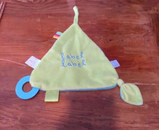 Doudou triangle plat velours