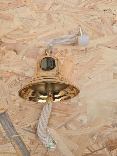 Cloche murale marine laiton - cloche,