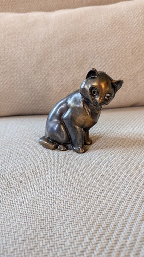 Figurine ancienne chat - , en